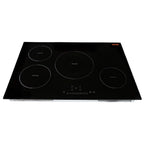Plaque de cuisson électrique à induction 4 feux, 30 pouces, aimant intégré