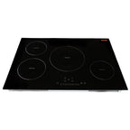 Plaque de cuisson électrique à induction 4 feux, 30 pouces, aimant intégré