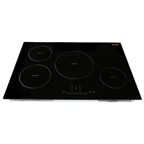Plaque de cuisson électrique à induction 4 feux, 30 pouces, aimant intégré