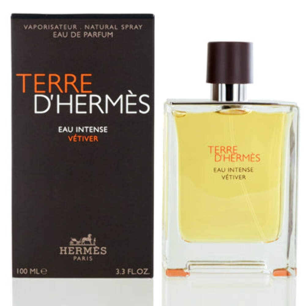 HERMES Terre D'Hermes Eau Intense Vetiver Eau De Parfum pour Homme 3,4 Ounce