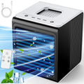 Climatiseur miniature 3-en-1 CENSTECH avec télécommande, conception anti-éclaboussures, 3 vitesses, petit climatiseur portable, réservoir grande capacité, climatiseur personnel, climatiseur de bureau pour bureau ou chambre