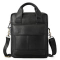 Sac à main d'affaires rétro pour homme, mallette en cuir de 30 cm