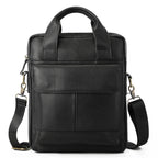Sac à main d'affaires rétro pour homme, mallette en cuir de 30 cm