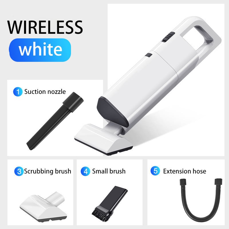Aspirateur portatif sans fil rechargeable