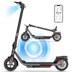 Trottinette électrique SISIGAD pour adultes, moteur de 500 W (puissance maximale), pneus pleins de 8,5 pouces, vitesse maximale de 30 km/h, grande autonomie, pliable, idéale pour les trajets quotidiens, avec double système de freinage et application de co