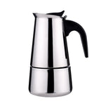 Cafetière italienne Moka en acier inoxydable