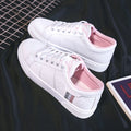 Chaussures blanches en toile pour femmes
