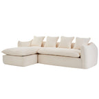 LuneluX_Home – Canapé d'angle 3 places surdimensionné avec méridienne