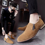 Bottines en daim style britannique pour hommes