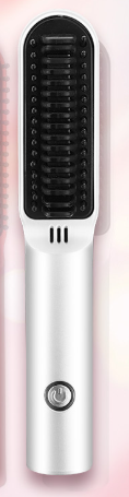 Peigne électrique double usage pour boucler et lisser les cheveux
