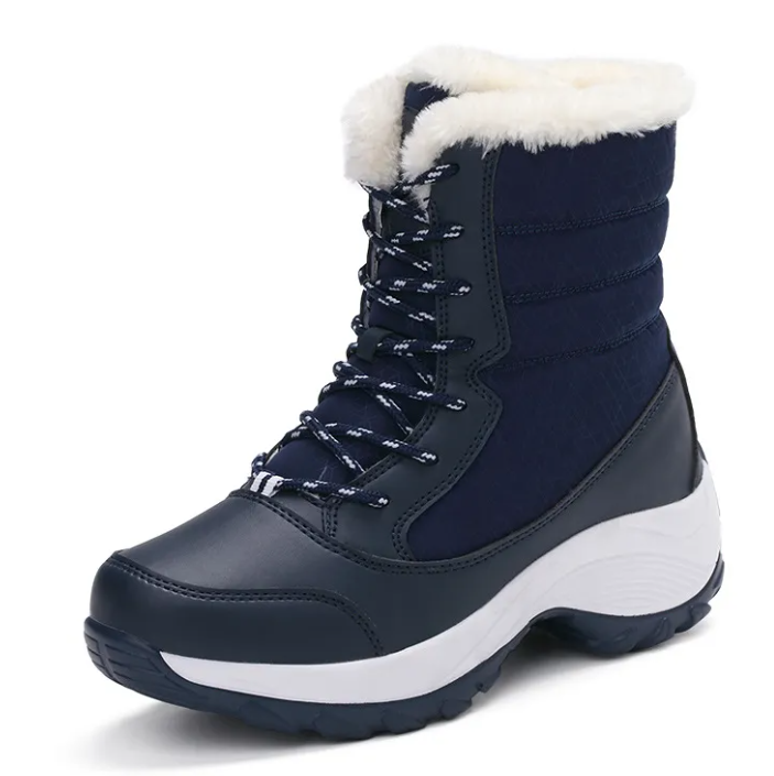 Nouvelles chaussures montantes doublées en polaire pour femmes