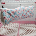 Nid tunnel chaud en peluche ultra douce pour hamster