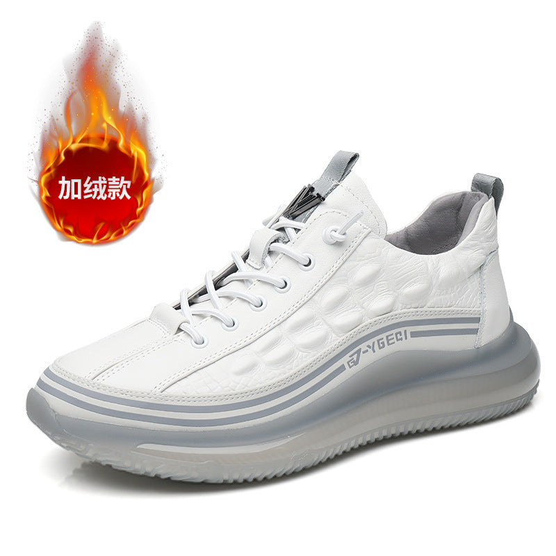 Chaussures de sport respirantes pour hommes, motif crocodile