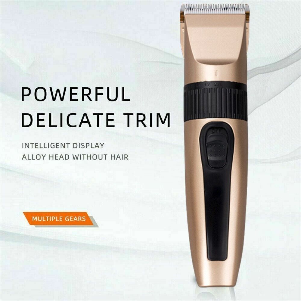 Tondeuse à cheveux professionnelle sans fil pour homme, kit de coupe de cheveux pour coiffeur.