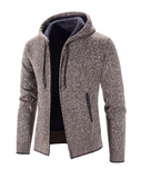 Gilet cardigan à capuche décontracté pour homme