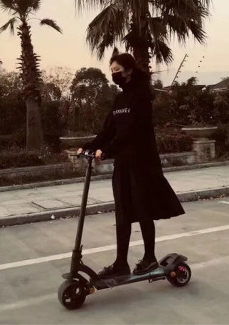 Scooter pliable