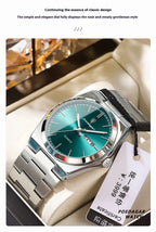 Montre homme ultra-mince, étanche, lumineuse, à quartz