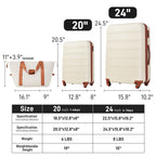 Ensemble de valises rigides