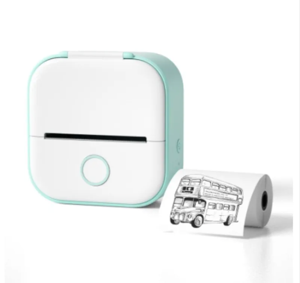 Mini imprimante d'étiquettes Bluetooth portable