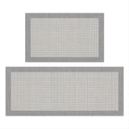 Lot de 2 Tapis de Cuisine Durables, Antidérapants et Imperméables