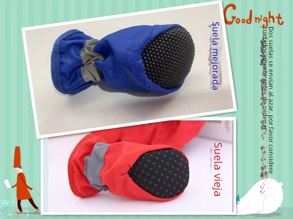 Bottines imperméables antidérapantes pour chiens