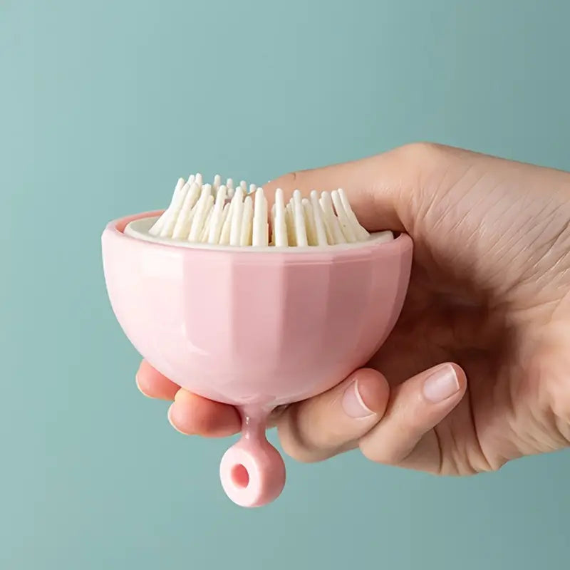 Brosse de massage pour shampoing pour bébés animaux - Outil de soin de la peau
