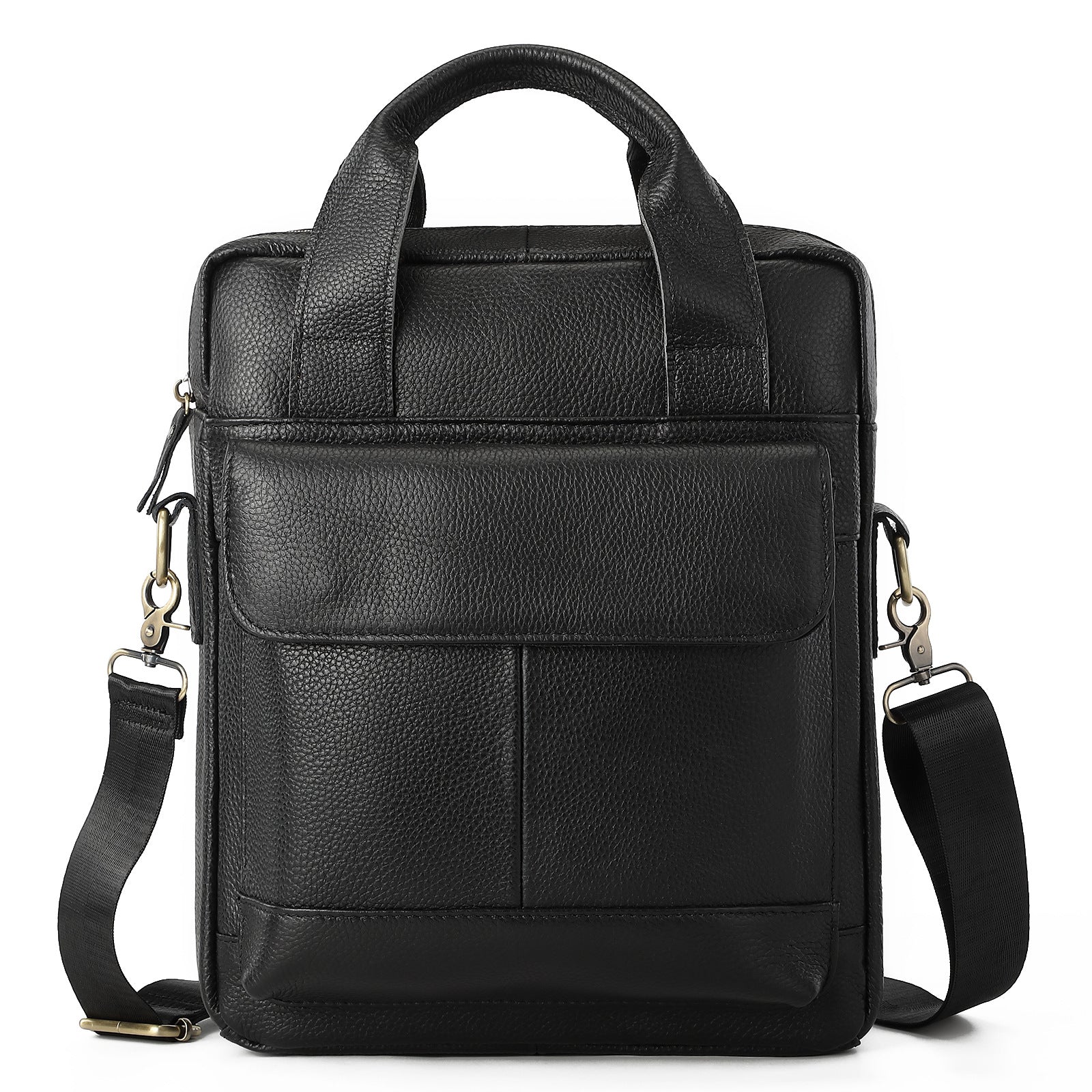 Sac à main d'affaires rétro pour homme, mallette en cuir de 30 cm