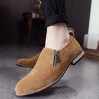 Bottines en daim style britannique pour hommes