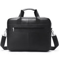 Porte-documents pour ordinateur portable en cuir de vachette pour homme