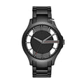Montre homme A|X Armani Exchange à trois aiguilles en acier inoxydable noir (Modèle : AX2189)