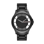 Montre homme A|X Armani Exchange à trois aiguilles en acier inoxydable noir (Modèle : AX2189)
