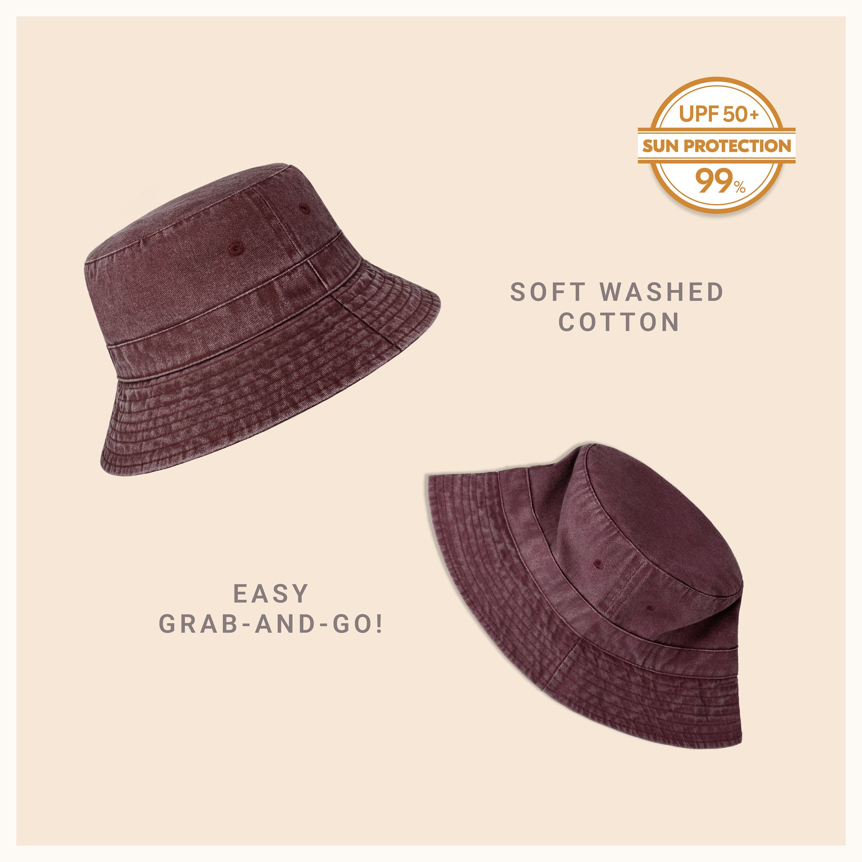 Bob classique en coton pour l'été – Chapeau de soleil léger en coton
