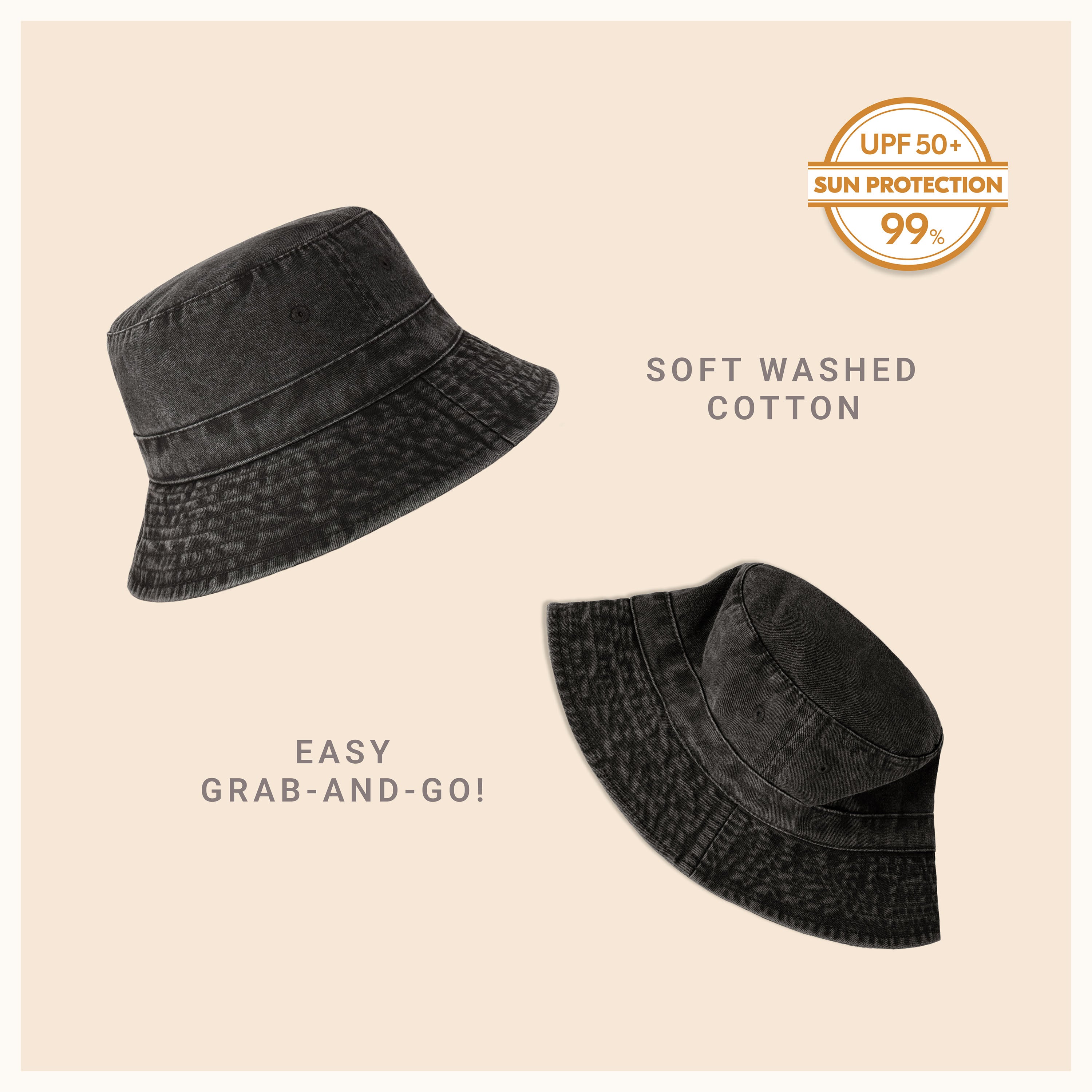 Bob classique en coton pour l'été – Chapeau de soleil léger en coton