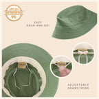 Bob classique en coton pour l'été – Chapeau de soleil léger en coton