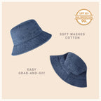 Bob classique en coton pour l'été – Chapeau de soleil léger en coton