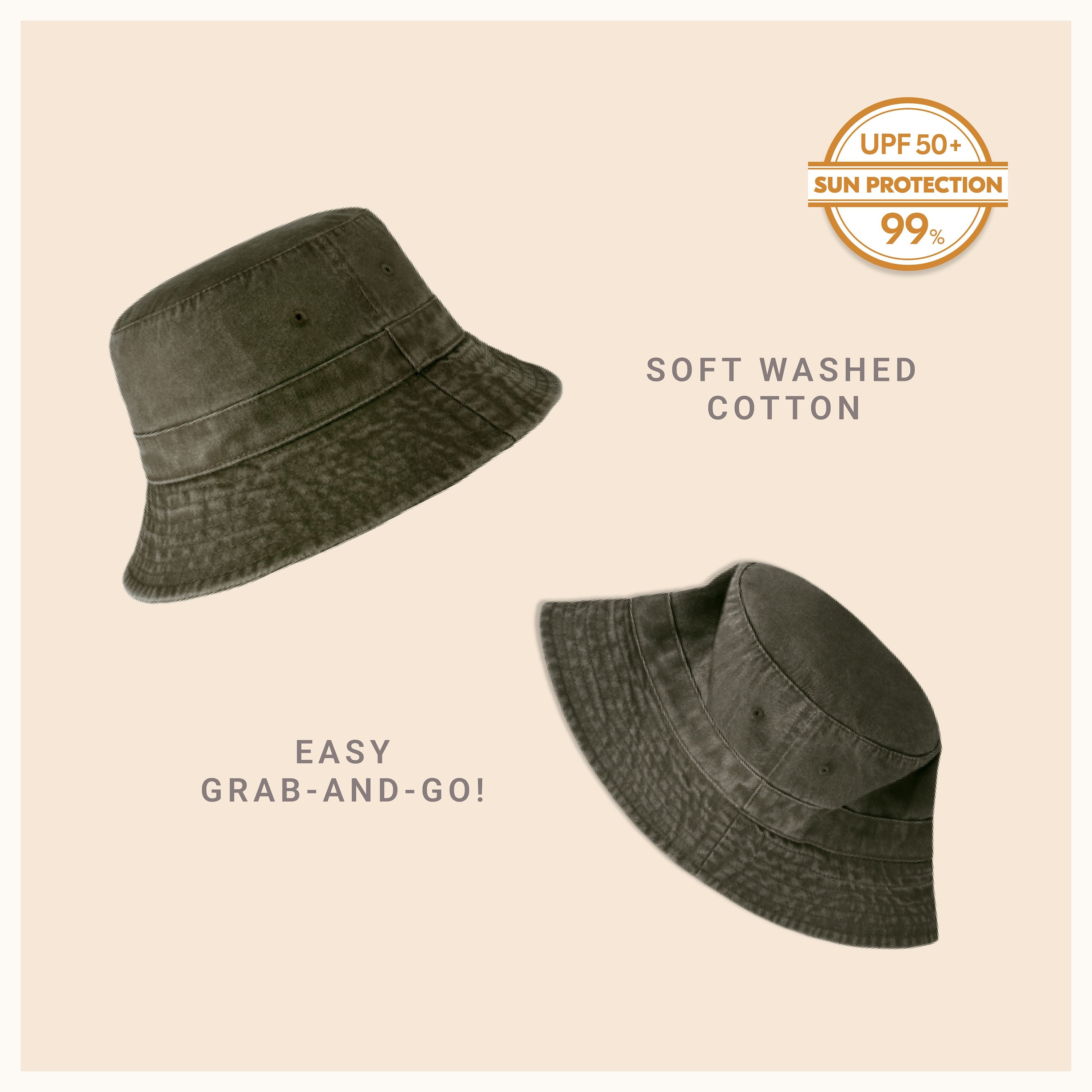 Bob classique en coton pour l'été – Chapeau de soleil léger en coton