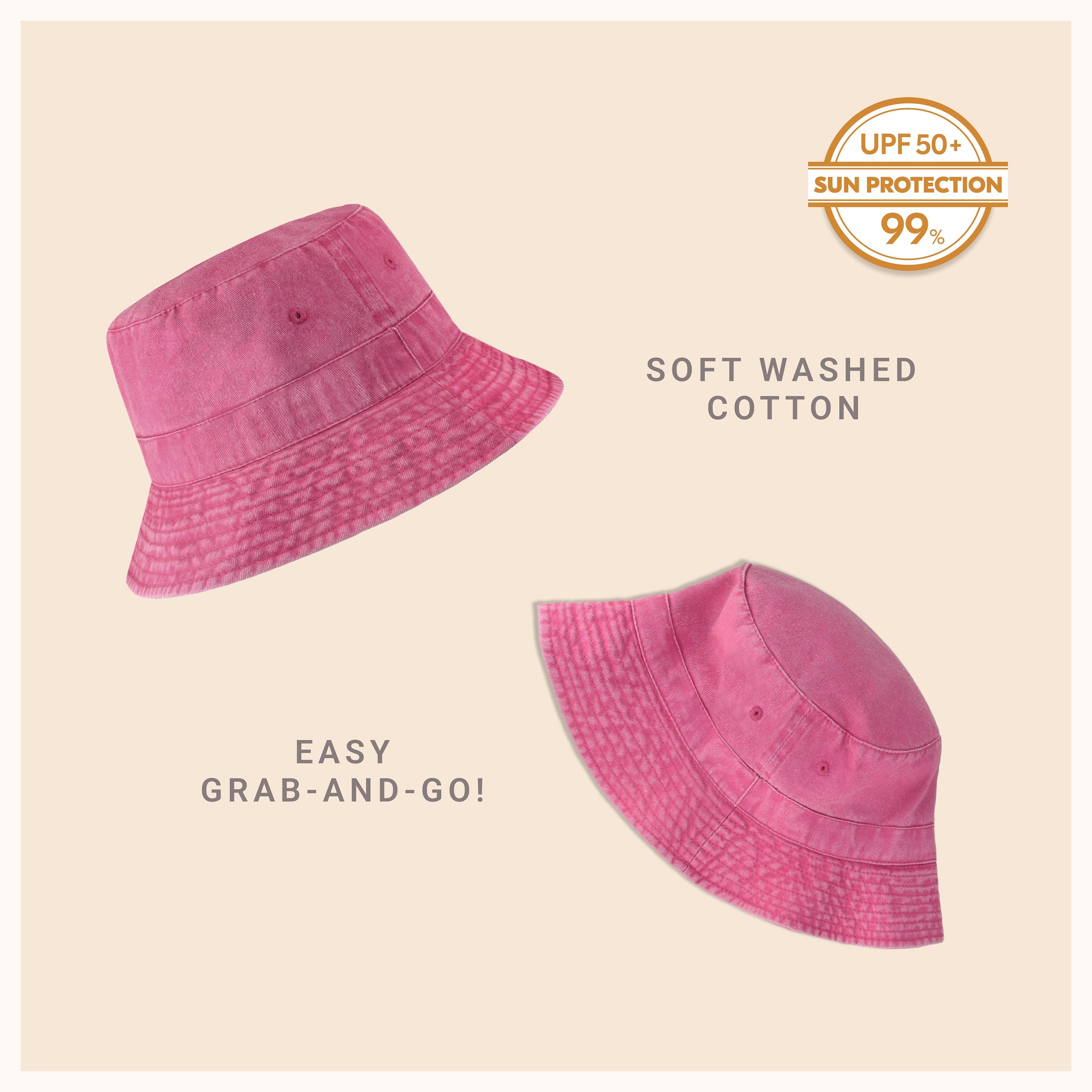 Bob classique en coton pour l'été – Chapeau de soleil léger en coton