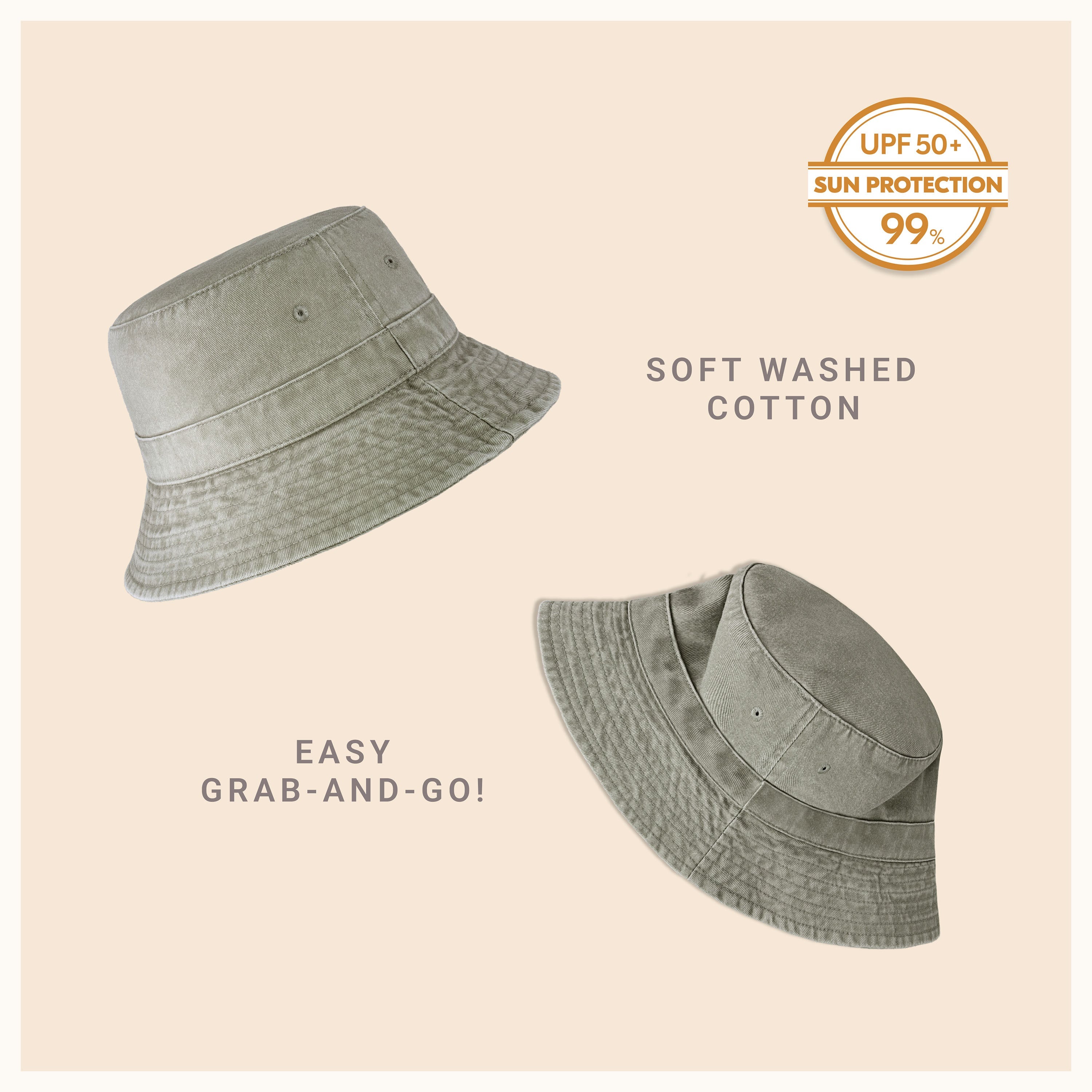 Bob classique en coton pour l'été – Chapeau de soleil léger en coton