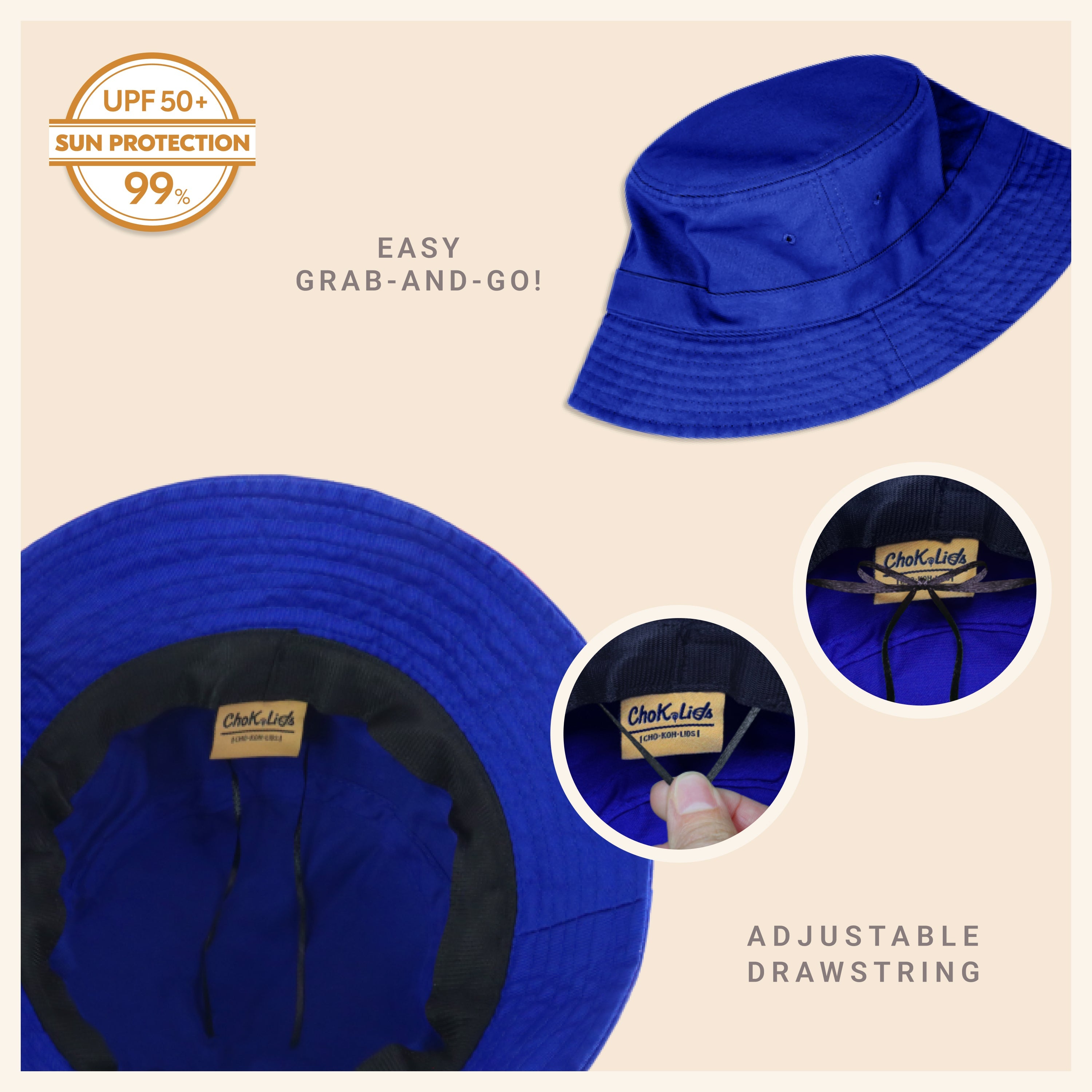 Bob classique en coton pour l'été – Chapeau de soleil léger en coton