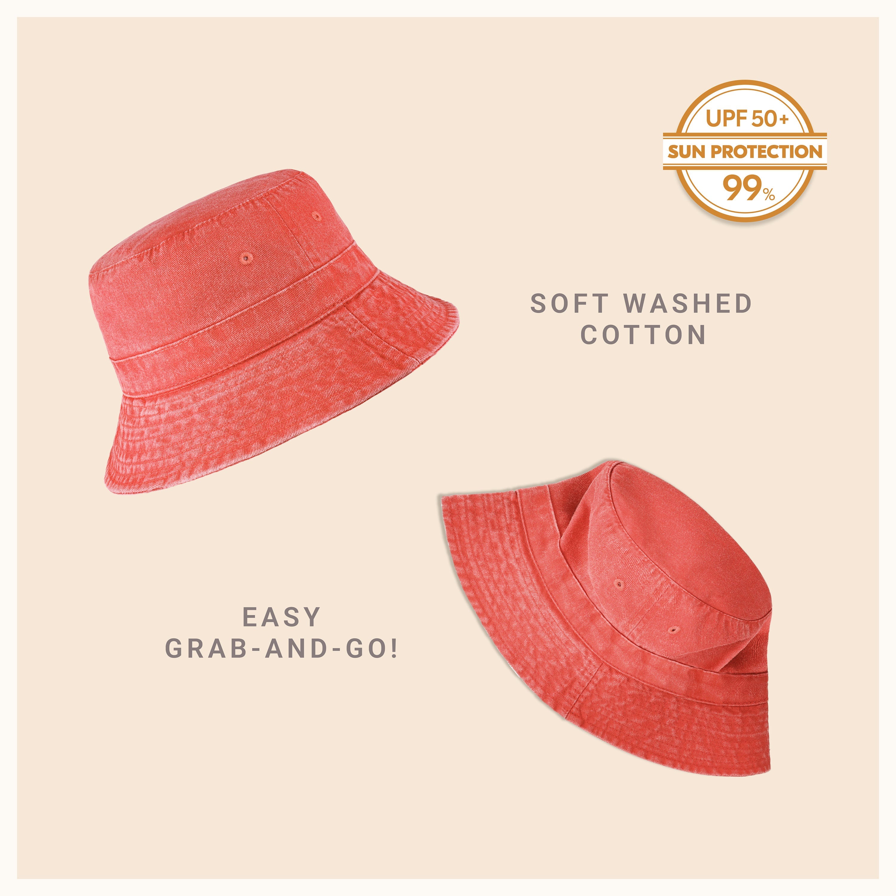 Bob classique en coton pour l'été – Chapeau de soleil léger en coton