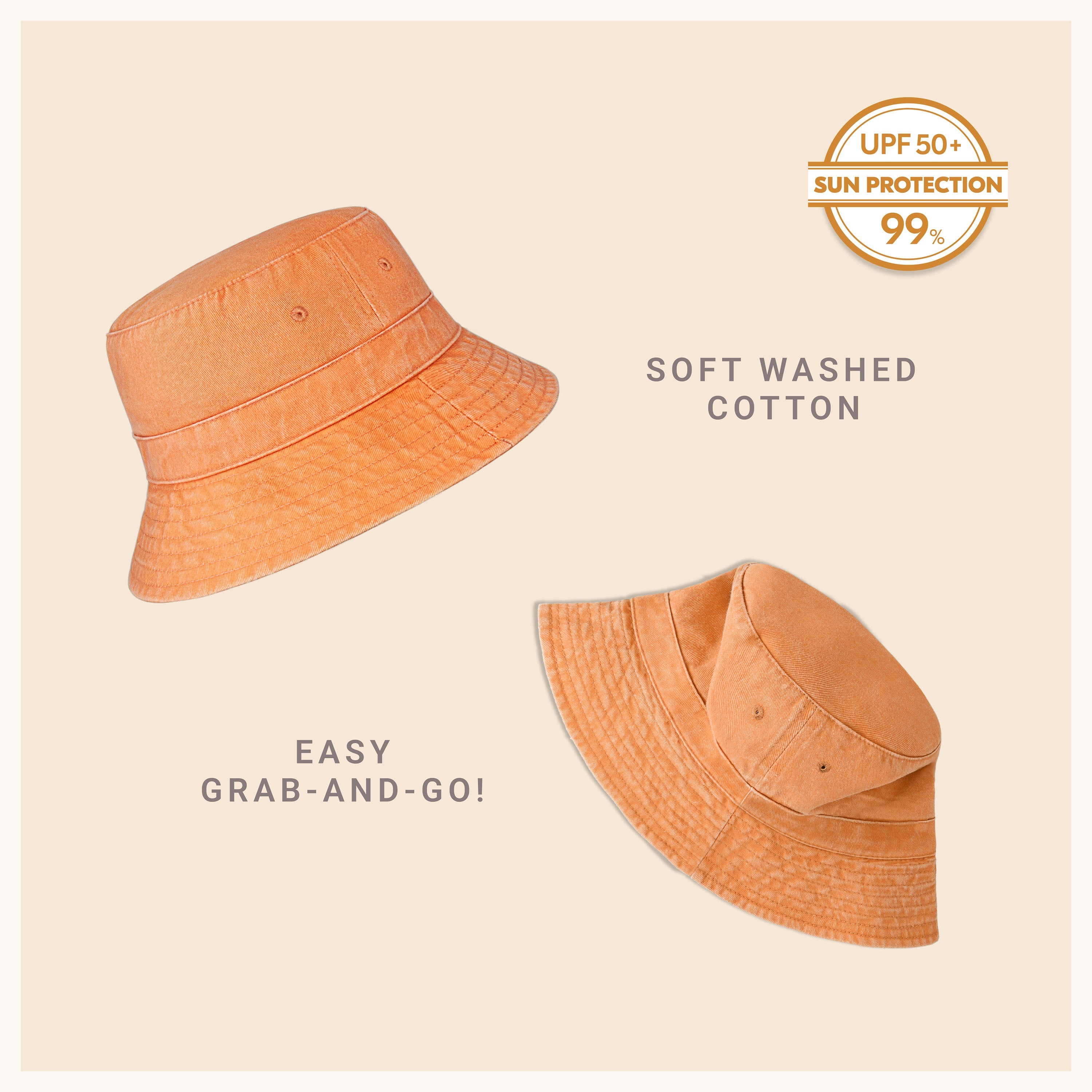Bob classique en coton pour l'été – Chapeau de soleil léger en coton