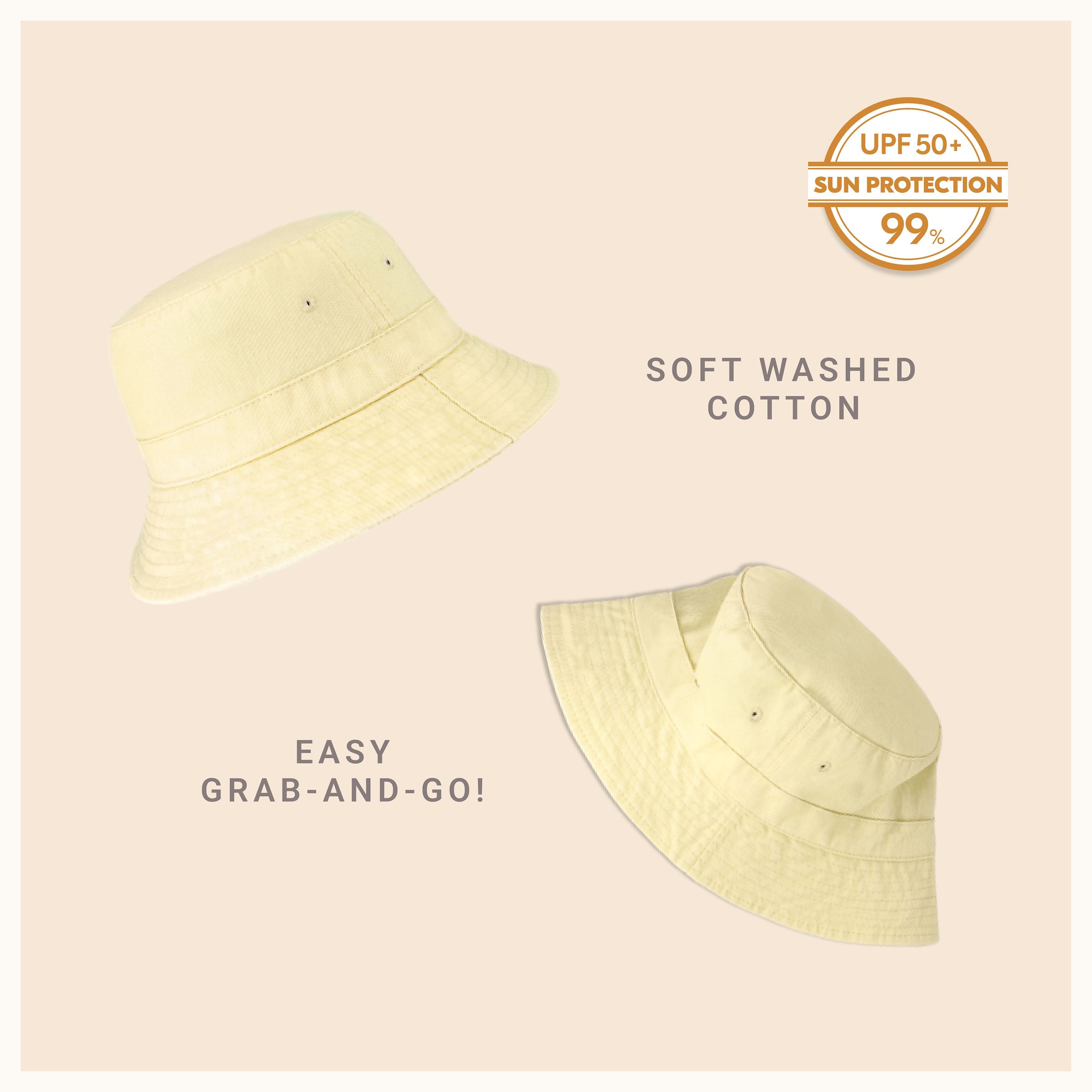 Bob classique en coton pour l'été – Chapeau de soleil léger en coton