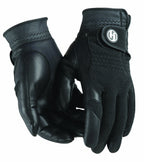 Gants de golf HJ pour femme, noirs, performance hivernale, taille L (paire)