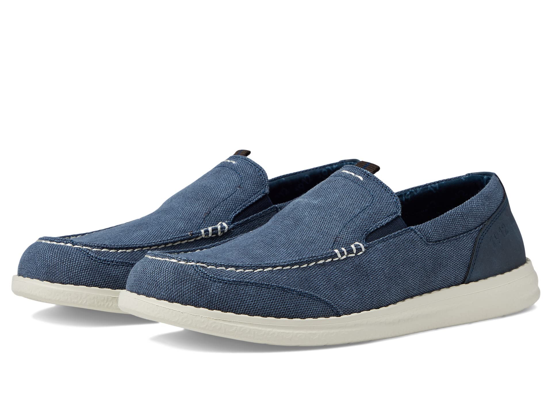 Mocassin Nunn Bush Brewski pour homme, en toile, bout mocassin, confortable et léger, bleu marine, taille 13