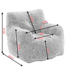 Pouf en mousse capitonnée douce en forme d'ourson