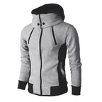 Gilet de sport zippé à capuche pour homme