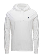 T-shirt à capuche en jersey pour homme POLO RALPH LAUREN (Blanc/Marine, Taille M)