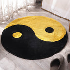Tapis de Tai Chi Bagua rond sur mesure pour chambre et salle de bain