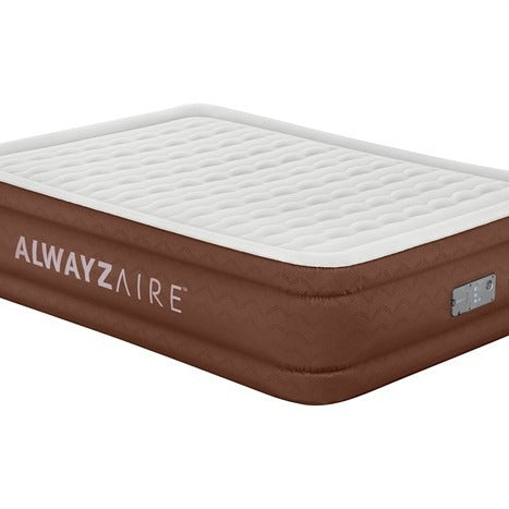 Matelas gonflable double couche avec pompe intégrée