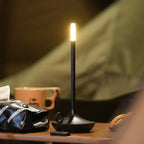 Lampe de table LED moderne et minimaliste style vintage à bougie